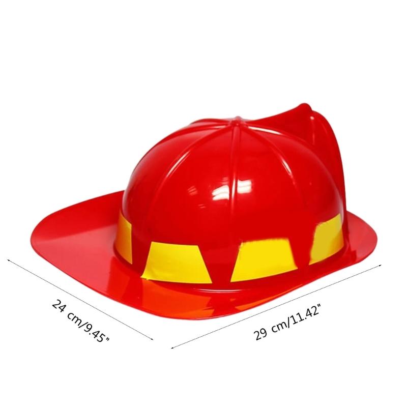 Firefighter Costume Toy Accessories Firefighter Role Play Dress-Up Set for Kids
