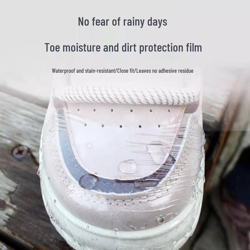 Transparent Waterproof Toe Stickers: High-Elastic Wet & Dirt-Proof Film for Rainy Days