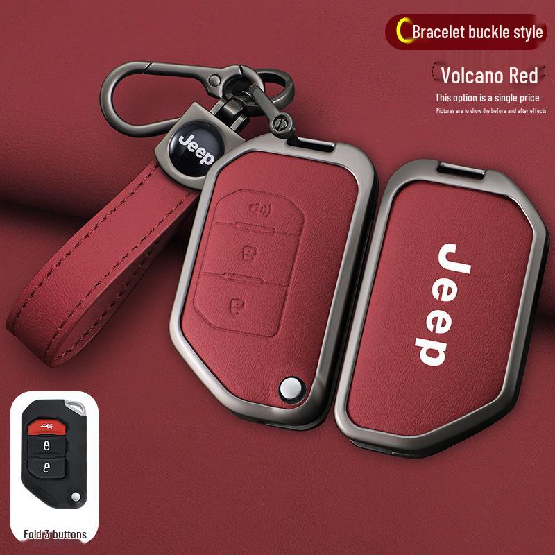 

Чехол для ключа Jeep Wrangler для Sahara, Rubicon, JK, JL Внедорожные модификации Premium Packaging