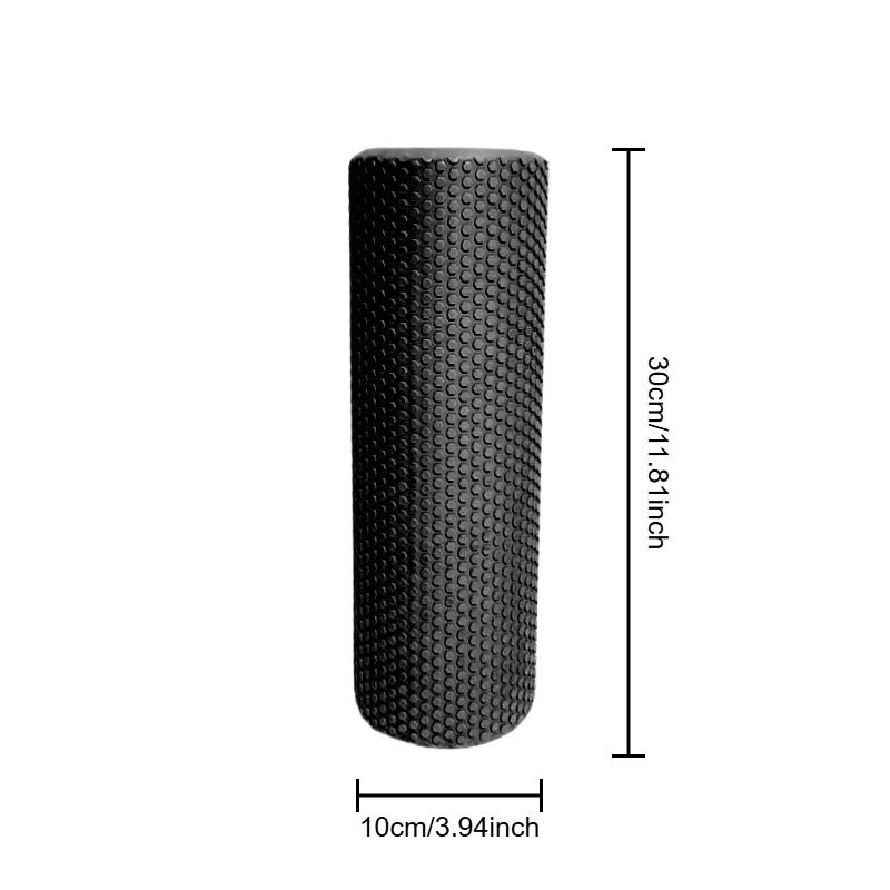 

1pc Hexagon Yoga Foam Roller, High Density EVA for Deep Tissue Massage, Muscle Recovery & Home Workout, Non-Slip Surface чёрный