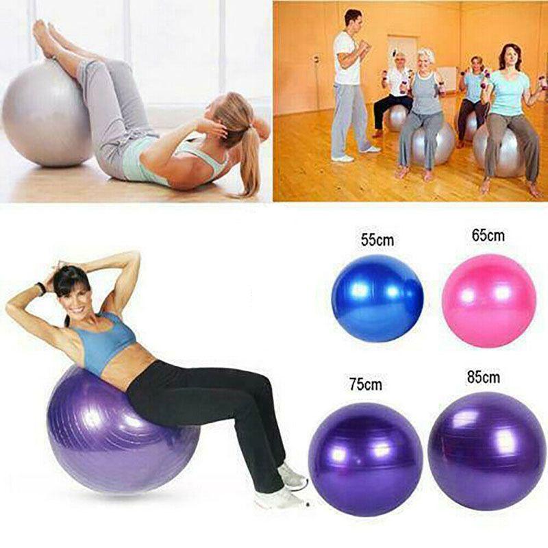 Träning Anti-Burst Träningsyogaboll Fitness Pilates Formning Sport Balans