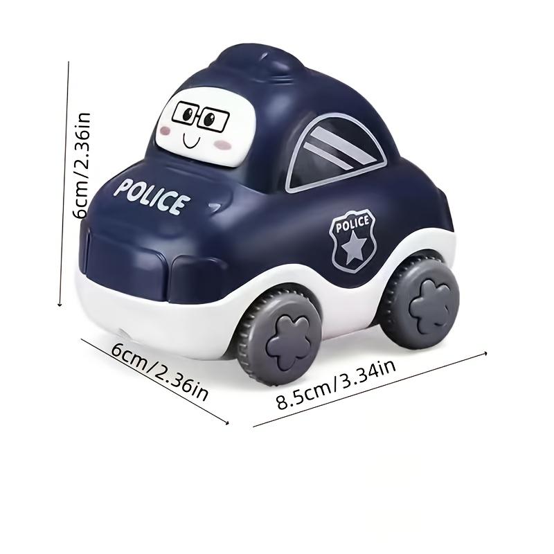 Kids Educational Puzzle Toy Car 2D Flat, Interactive Learning Toy with Police Officer Firefighter Characters, Durable ABS Resin,Car Toy,Playful Design
