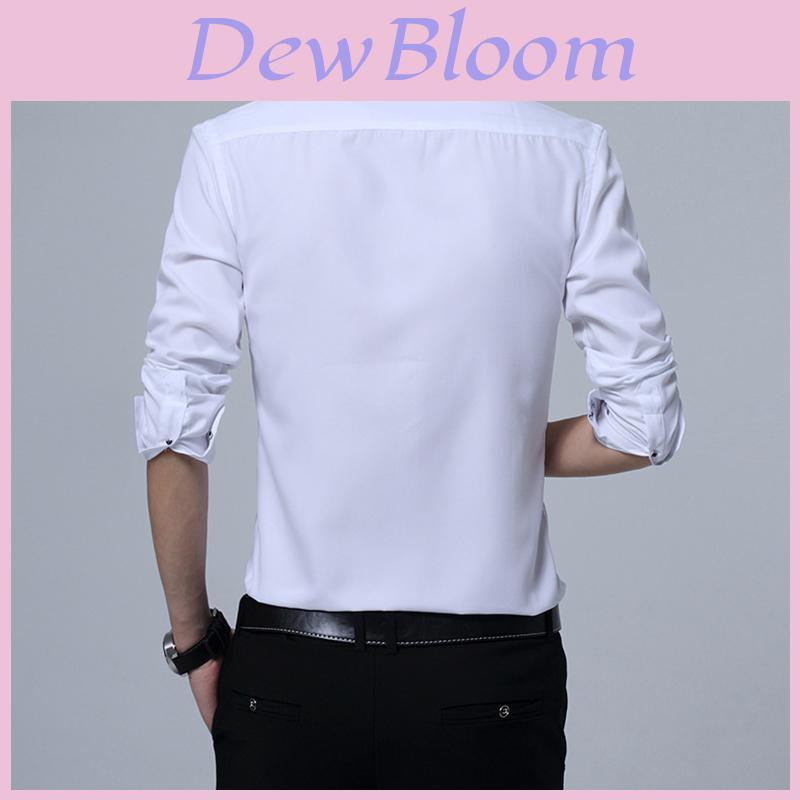 Premium Quality New Men's Casual Long Sleeve Shirt Slim Fit Cotton Dress Tops