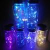 3-Pack Solar Mason Jar Warm LED Outdoor Hanging Lights