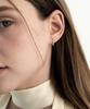 Lloyd Silver 925 Gradient Ball One-Touch Ring Earrings (S) Lles26211S