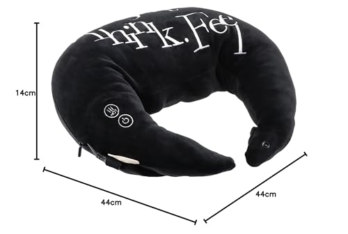 ATEX Lourdes Hot Neck Massage Pillow Pro, Black, AX-HXL391bk