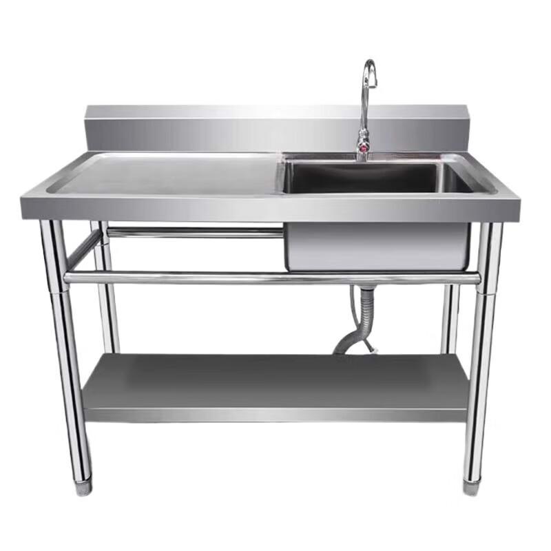 Beifu Stainless Steel Single Sink with Left Workbench
