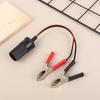 Battery Adapter Power Car Cigarette Lighter Female To Alligator Clip Extension Connector To Terminal Clip-On