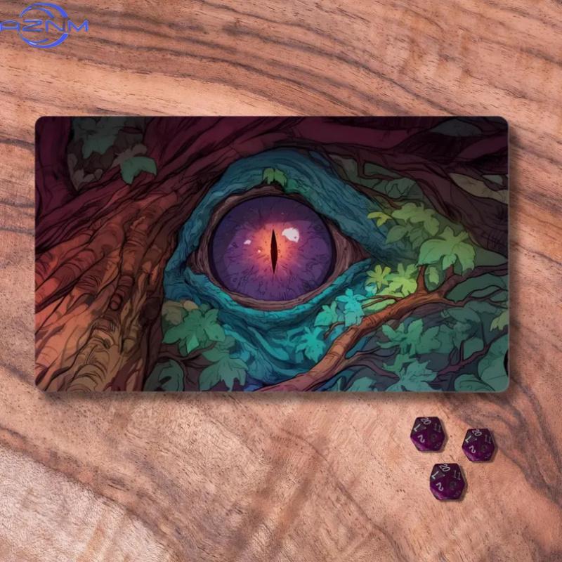 Mtg Playmat Evil Eye Themed Mtg Playmat Available With Or Without Zones Monster Eye Tcg Playmat Gifts For Gamers