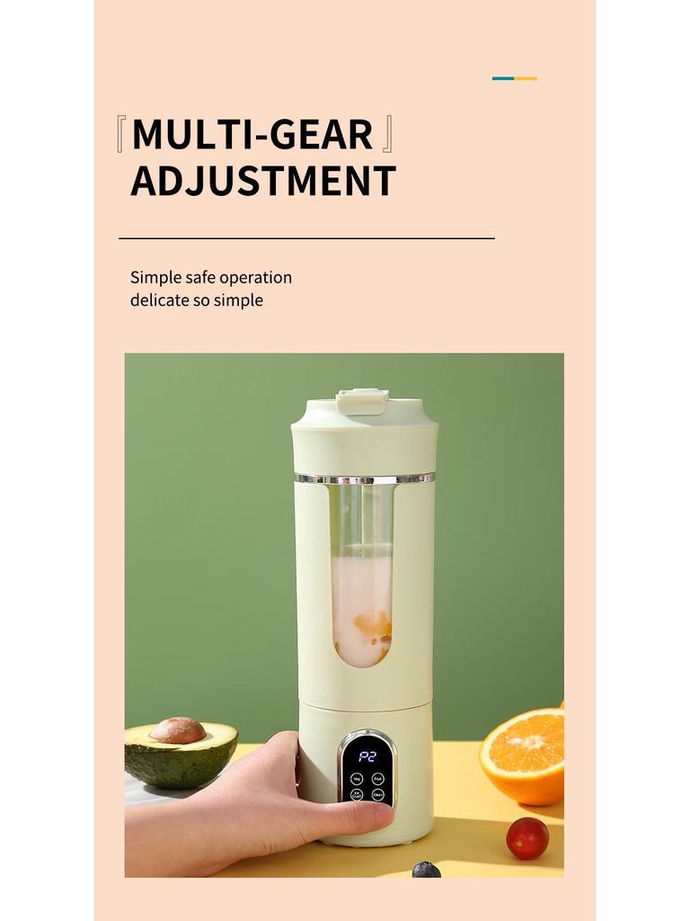 Portable Rechargeable Juicer Cup: Multifunctional, Small, Ice-Crushing for Home Use
