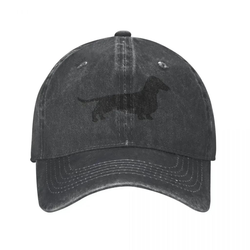 Dachshund Weiner Dog Baseball Cap Vintage Distressed Washed Snapback  Men Women Outdoor Summer S Hat