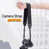 Universal Shock-Absorbing DSLR/Mirrorless Camera Strap - Soft, Comfortable, Wide, and Elastic for Neck/Shoulder