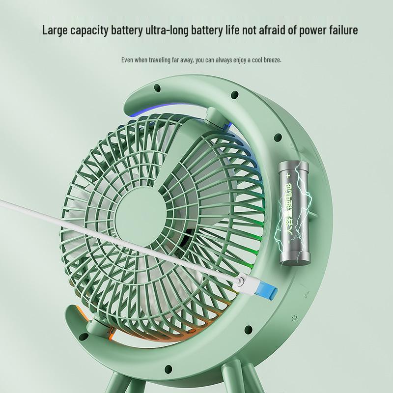 Colorful Dual-Use USB Desktop Fan for Home and Office with Large Airflow