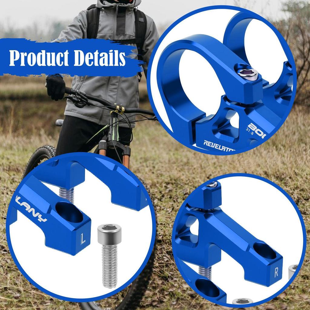 1 Pair , Direct Replacement Bicycle Handlebar Stem, Aluminum Alloy, Easy Installation, 31.8mm, for