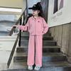 Trendy Girls' Spring Style Children's Shirt, Loose Casual Pants Two-piece Set