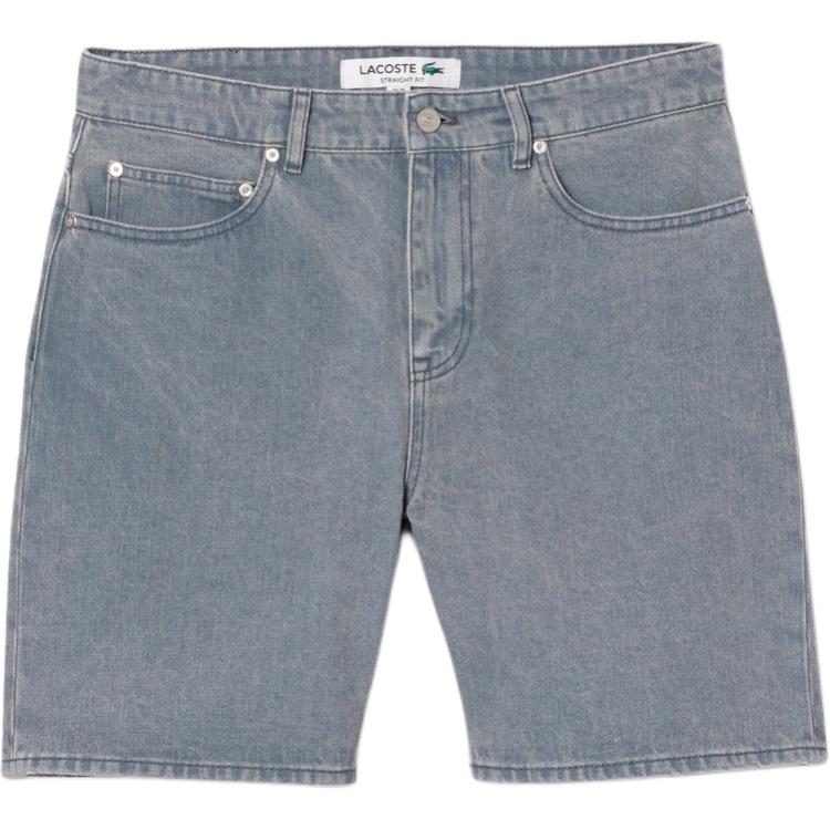 LACOSTE Washed effect Denim Shorts FH9929-FNI