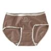 Autumn and Winter Imitation German Fleece Brushed Women's Panties Cute Girls Crotch Comfortable Teenage Cartoon Bear Mid-waist Panties