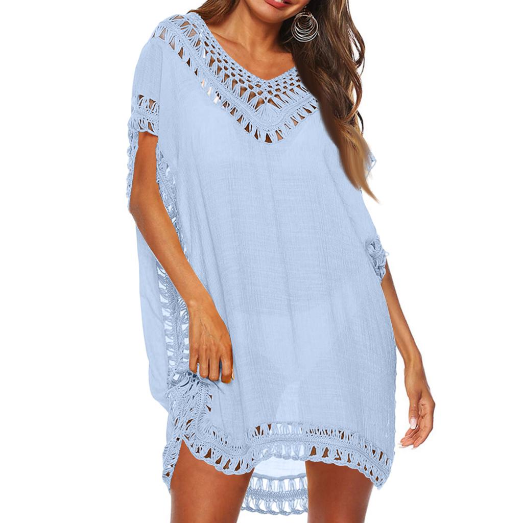 Dames Cover-up Edge Hollow Strand Cover-up Losse Jurk