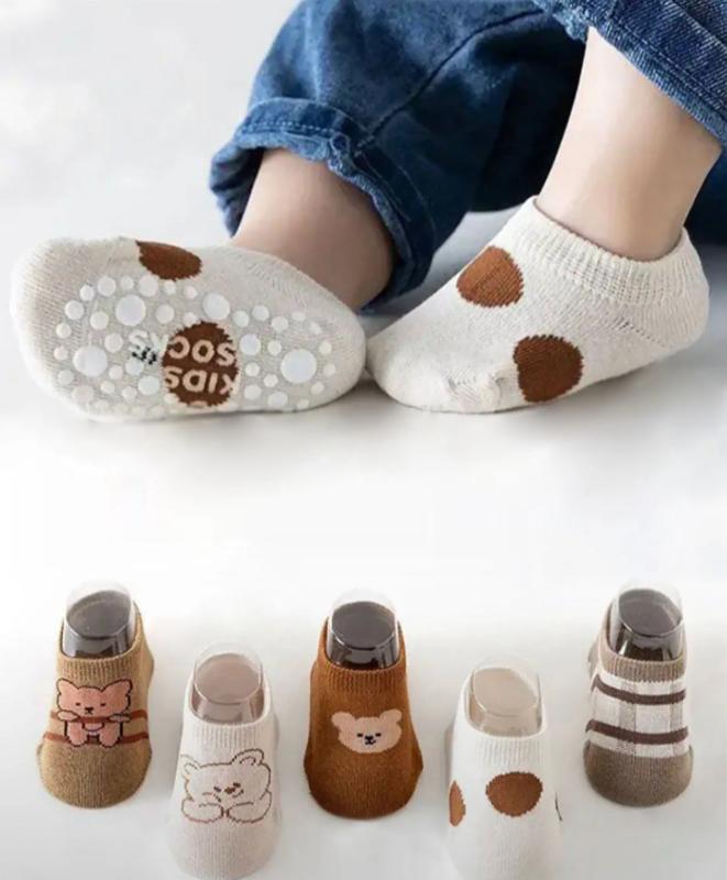 

Spring - Baby Learning To Walk Socks Floor Socks L коричневый
