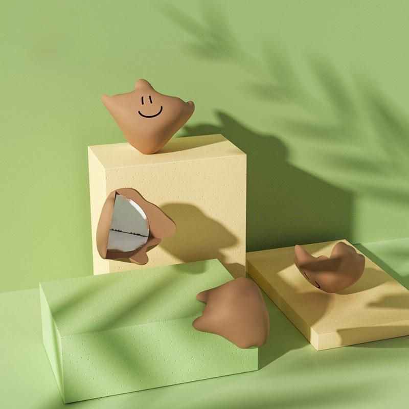 4ks Fluid Antikolizní Chránič rohů rohového stolu Tlusté sklo Dětský silikonový chránič rohů školky Tvar mraku