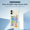 For iPhone 17 Case Colored Sticky Notes Pattern Printing Straight Edge TPU Phone Back Cover