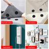 10 Pairs Adhesive Tape Hook and Loop Fasteners Double Sided Adhesive for Pads Rug Carpet Gripper Mounting Tapes Wall Decorations