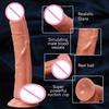 Měkká realistická tlustá obrovská dildo erotická hračka pro dospělé gay pro ženy přísavka Big Dick anální kolík Vaginální masturbátory silikonový penis
