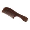 Handmade Green Sandalwood Fine Tooth Comb Massage Detangling Hair Brush B