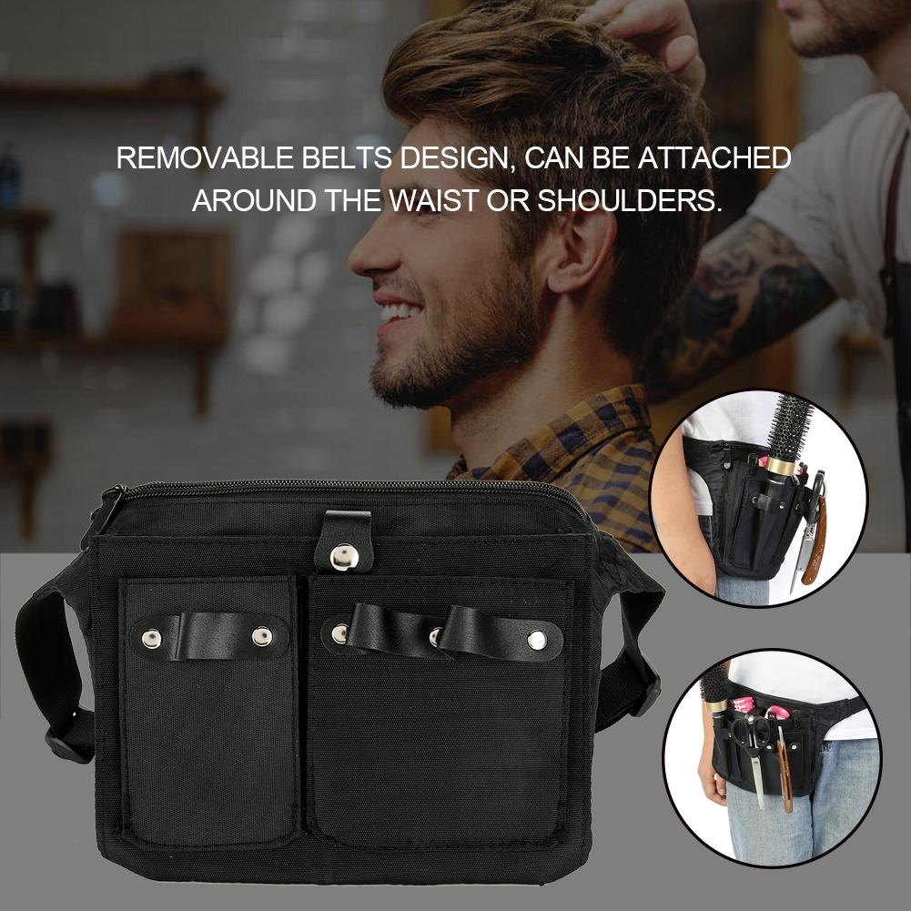 Professional Hairdressing Tool Pouch Bag Hair Scissor Comb Container Waist Belt