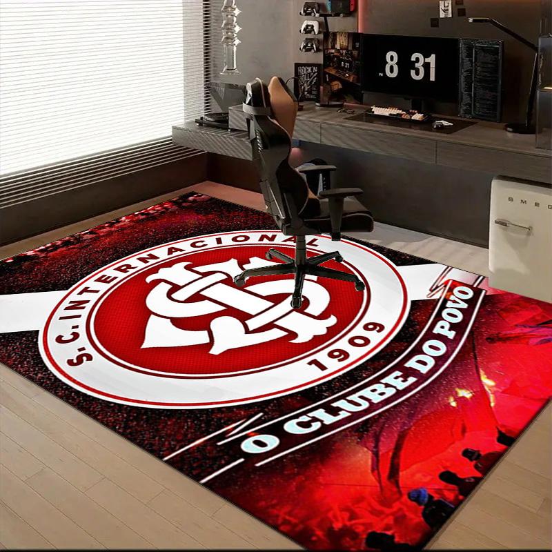Inter Club Emblem Printed Office Carpet Chair Cushion Entryway Rug, Rugs for Living Room, Bedroom Christmas gifts