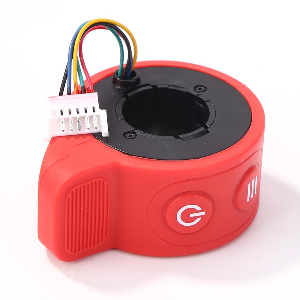 Electric Scooter Bicycle Accelerator for HX X7 Speed Controller Switch E-Scooter E-Bike Accessories Sky Blue/Red