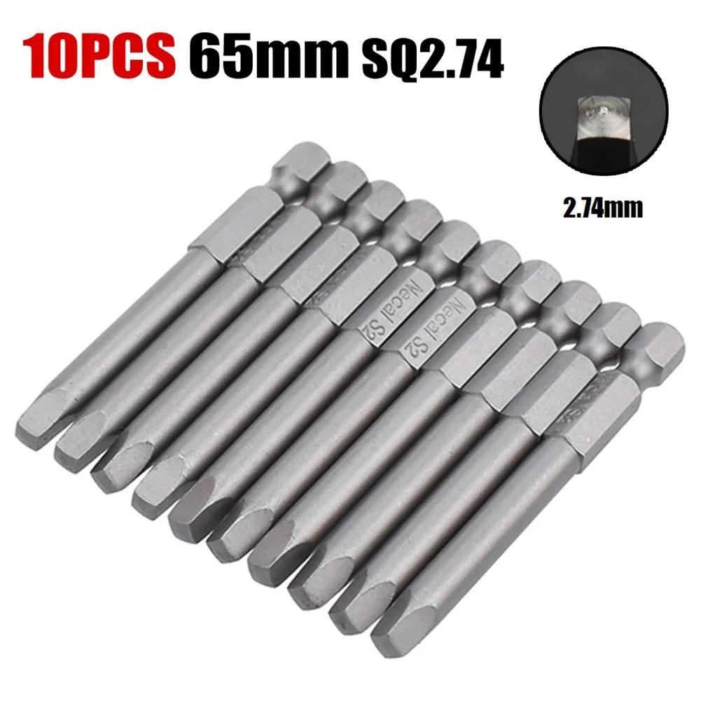 Square Head Screwdriver Bit Hand Tools SQ1 SQ1 SQ1 Screwdriver Strong Magnetic (1/1Inch) 6.11mm Alloy Steel Drill