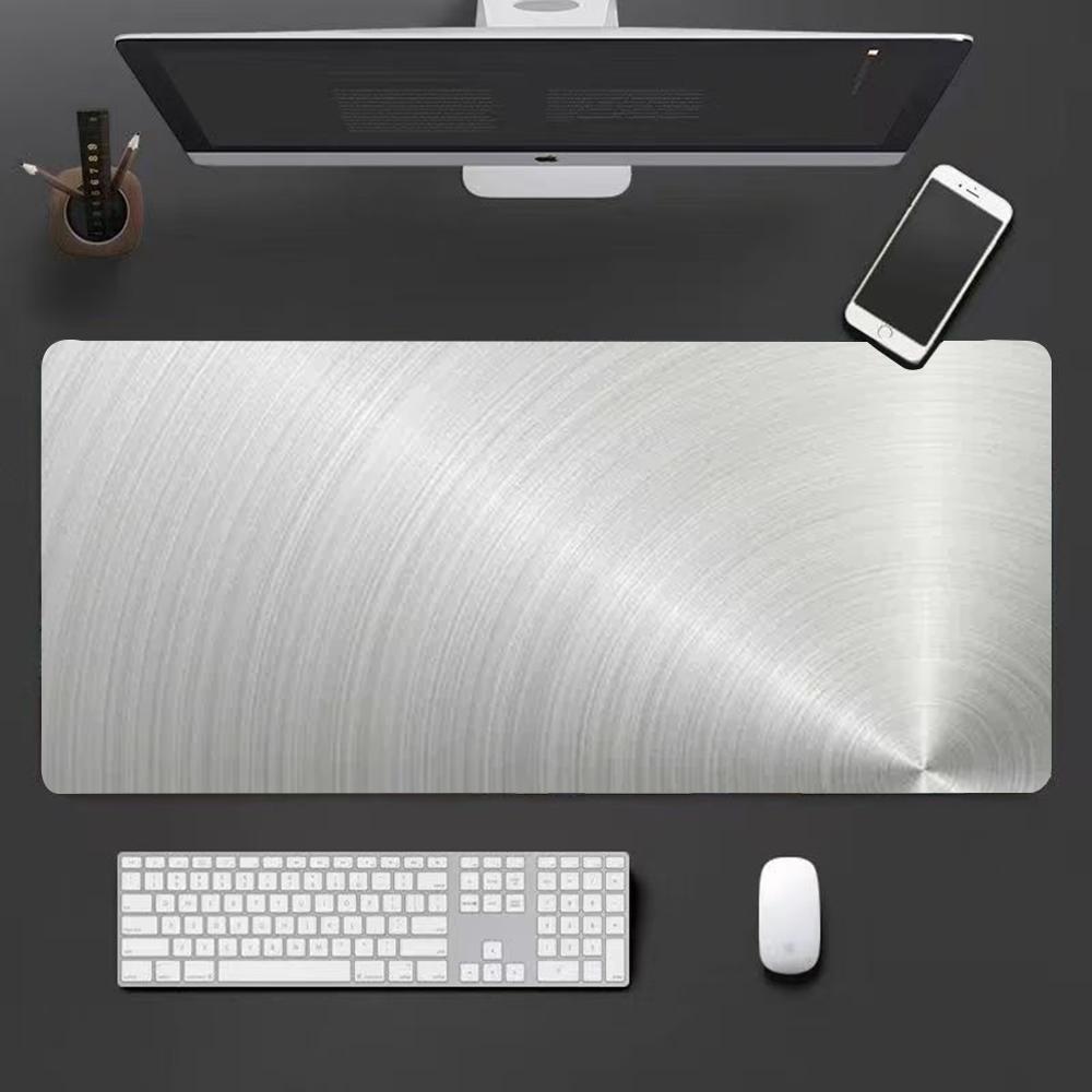 Metal Mouse Pad large keyboard mouse desk pad nonslip rubber gaming mouse pad laptop mouse carpet