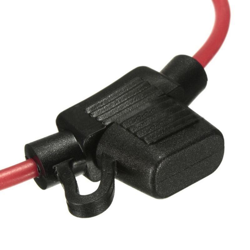 Car Fuse Holder Waterproof Mini Blade Adapter Splash-proof Box for 12V 30A in Line Cutoff Switch Socket Damp Proof Fuse Socket Fuse Holders1