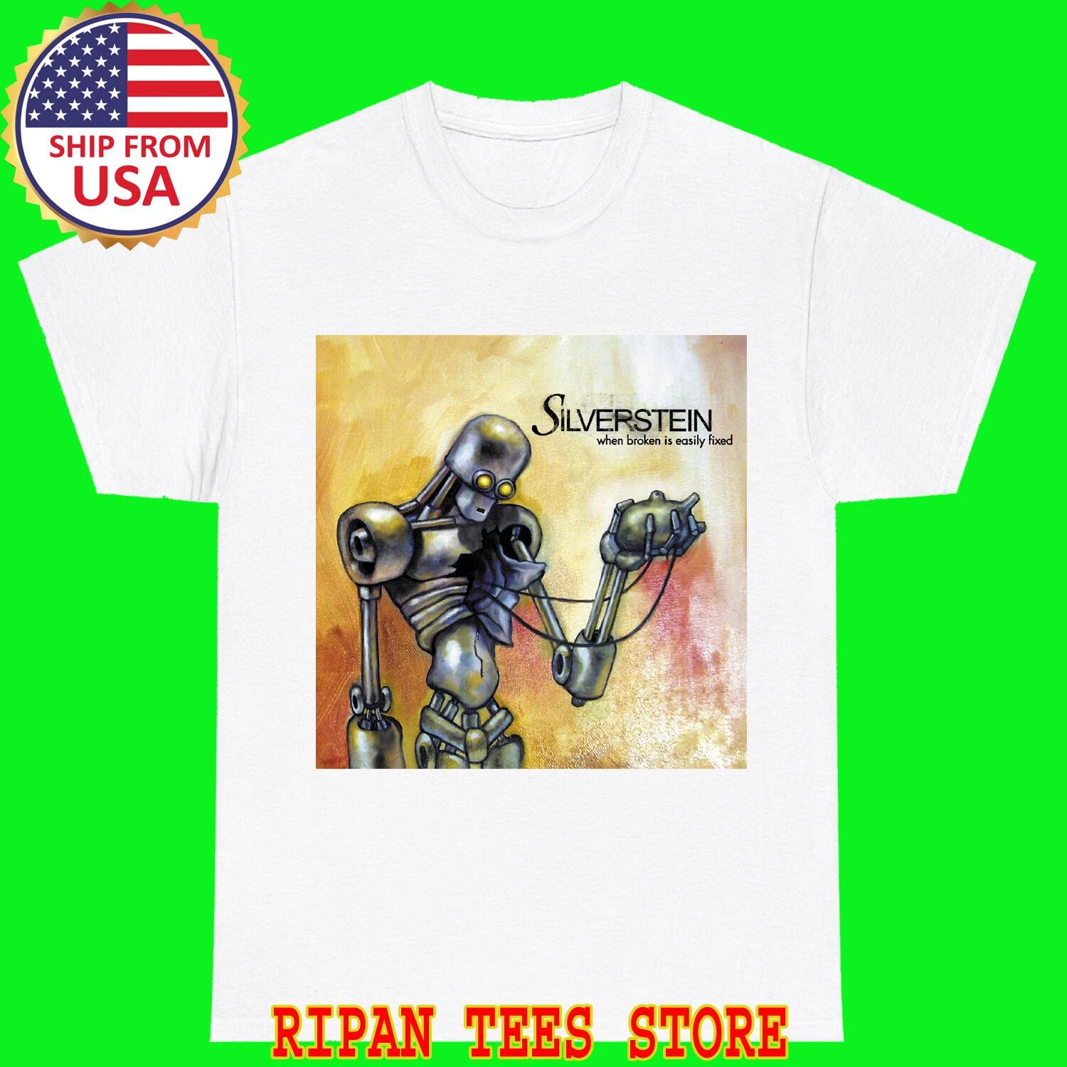 Silverstein White T-Shirt Tee Top Unisex S