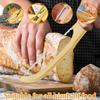 Sourdough Bread Slicer Wooden Bread Bow Cutter with Stainless Steel Blade Kitchen Tools Baking Supplies Bread Baguettes Cutter