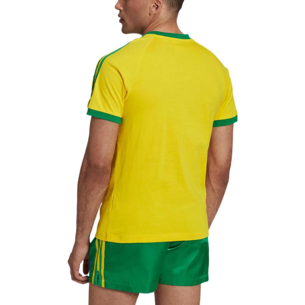 adidas Originals 3-Streifen T-Shirt Gelb HK7422
