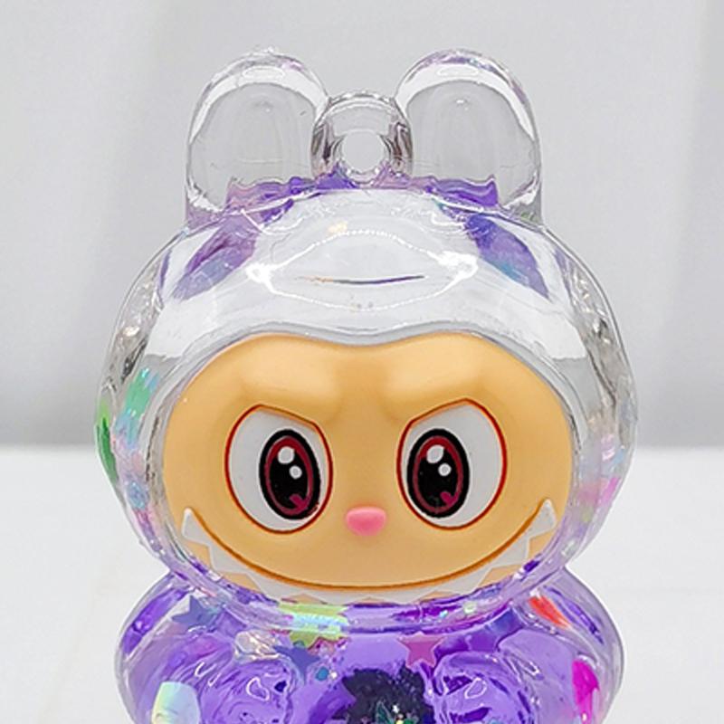 Quicksand Rabbit Cute Flash Color Dopamine Car Home Toy Ornaments