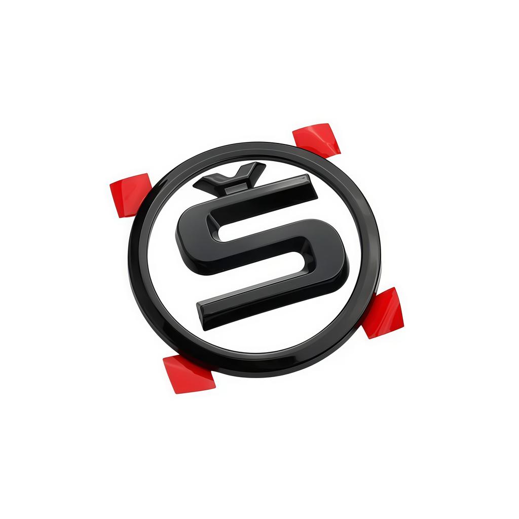 80mm 90mm ABS Car Front Head Rear Trunk Logo Emblem Sticker for Skoda S Yeti Superb Fabia Kamiq Karoq Kodiak Octavia 2 Tour