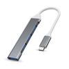 USB HUB Dock 3.0 4 Port Multi Splitter Adapter OTG Type C HUB For Lenovo HUAWEI Xiaomi Macbook Aluminum Alloy USB 2.0 3.0 Hub