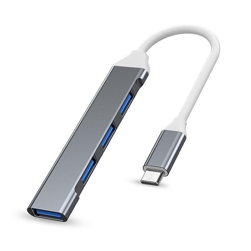 USB HUB Dock 3.0 4 Port Multi Splitter Adapter OTG Type C HUB For Lenovo HUAWEI Xiaomi Macbook Aluminum Alloy USB 2.0 3.0 Hub