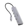 Elecom Hub Docking Station with PD Dual Display HDMI X X X Type-C Support, Output, (4K 60Hz) 2, USB-A 2, USB-C 2, Silver, DST-M060BPSV