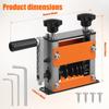 Máquina Descascadora de Fios Calibre Fio 1-17mm Ferramenta Manual e Elétrica para Descascar Fios com 6 Canais 5 Lâminas para Descascamento Eficiente de Cabos