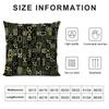 African Tribal Pattern Cushion Cover Pillowcase Comfort Sofa Bed Silky Elegant Invisible Zipper Decorative Cushion Cover