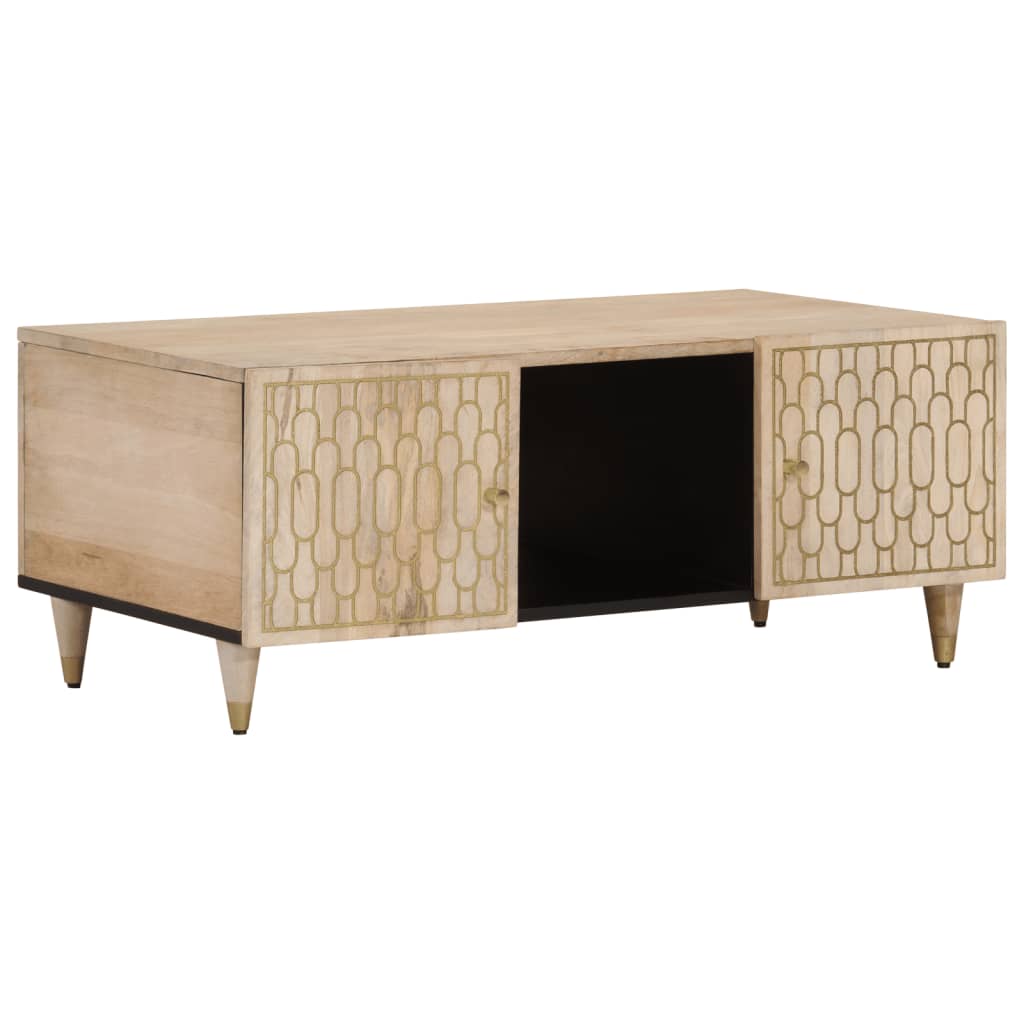 Coffee Table 100 x 54 x 40 cm Solid Mango Wood
