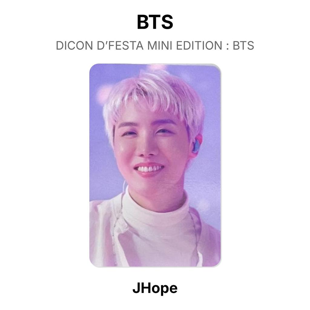 BTS DICON D’FESTA MINI EDITION : BTS Official Photocard