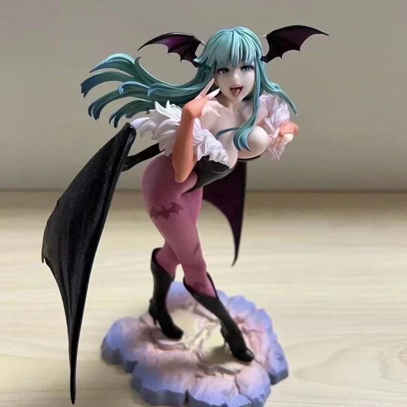 Morrigan Aensland Anime Demon Warrior Vampireed Hunter Action Figure Toys Darkstalkers Bishoujo Collection Halloween Model Doll
