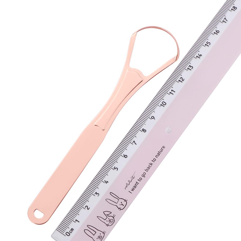 Oral Care Stainless Steel Tongue Scraper Medical Mouth Brush Tongue Brush Tongue Scraper Cleaner