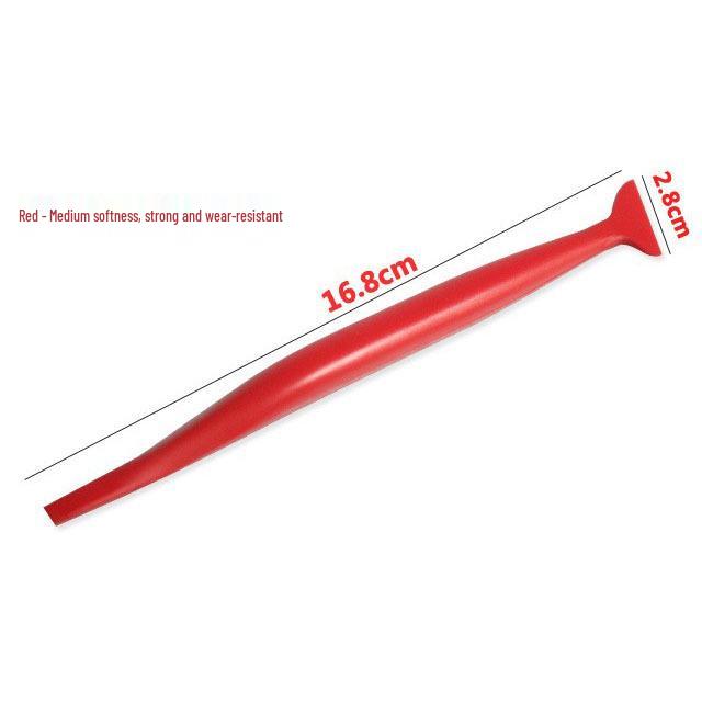 Long-Handle Car Window Film Scraper & Tucking Tool