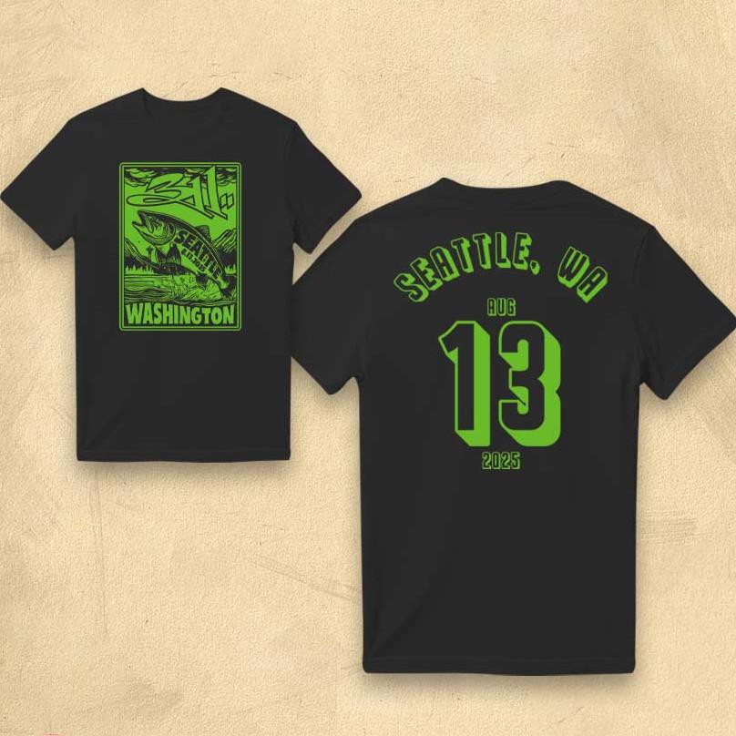 311 Aug 13 2025 Seattle WA Concert TShirt Unisex Live Event Graphic Tee Unisex T-Shirt XXXXL